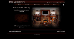 Desktop Screenshot of mkcustomcabinetry.com